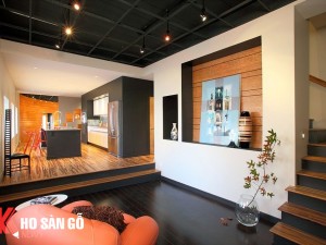 Cách chọn màu sắc cho sàn gỗ màu tối