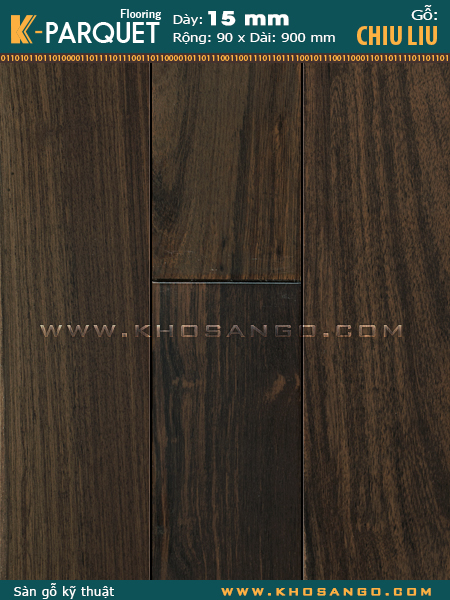 Sàn gỗ chiu liu Engineered 15x90x900 Sàn gỗ chiu liu Engineered 15x90x900