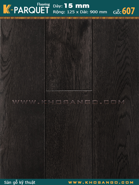 Sàn gỗ sồi Engineered 15x125x900 (607) Sàn gỗ sồi Engineered 15x125x900 (607)