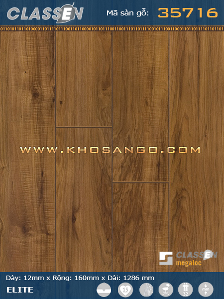 Sàn gỗ Classen 35716 Sàn gỗ Classen 35716
