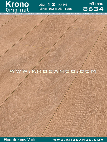 Sàn gỗ Krono Original 8634 Sàn gỗ Krono Original 8634