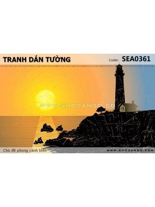 Tranh dán tường phong cảnh biển SEA361 Tranh dán tường phong cảnh biển SEA361