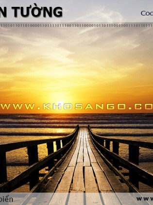 Tranh dán tường phong cảnh biển SEA038