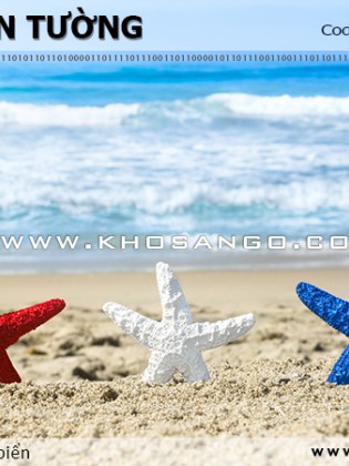 Tranh dán tường phong cảnh biển SEA039