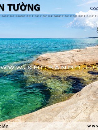 Tranh dán tường phong cảnh biển SEA040