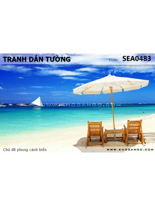 Tranh dán tường phong cảnh biển SEA483 Tranh dán tường phong cảnh biển SEA483
