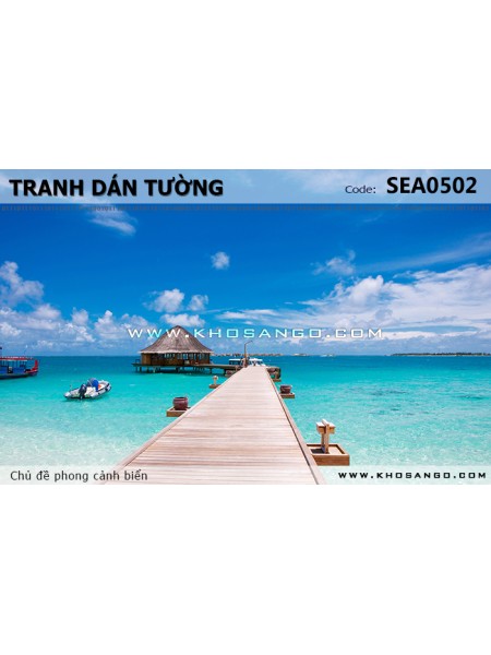 Tranh dán tường phong cảnh biển SEA502 Tranh dán tường phong cảnh biển SEA502