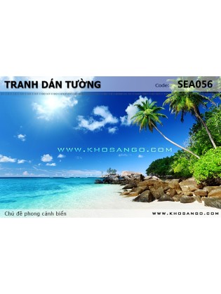 Tranh dán tường phong cảnh biển SEA056 Tranh dán tường phong cảnh biển SEA056