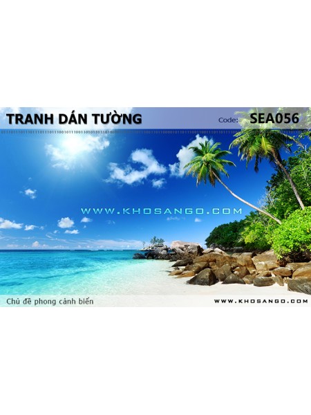 Tranh dán tường phong cảnh biển SEA056 Tranh dán tường phong cảnh biển SEA056