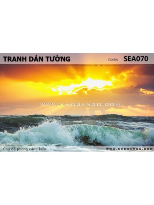 Tranh dán tường phong cảnh biển SEA070 Tranh dán tường phong cảnh biển SEA070