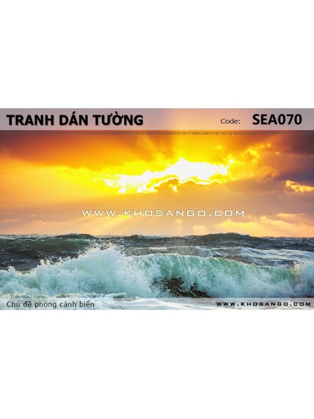 Tranh dán tường phong cảnh biển SEA070 Tranh dán tường phong cảnh biển SEA070