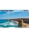 Tranh dán tường phong cảnh biển SEA086
