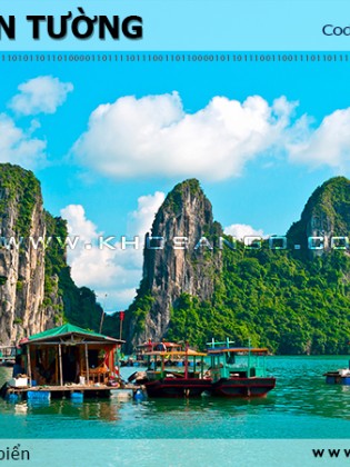 Tranh dán tường phong cảnh biển SEA09