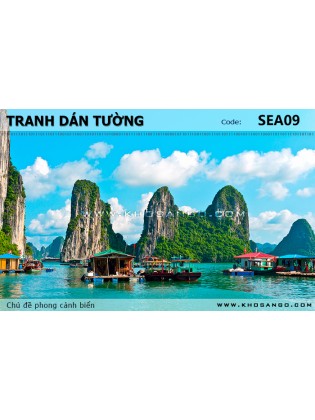 Tranh dán tường phong cảnh biển SEA09 Tranh dán tường phong cảnh biển SEA09