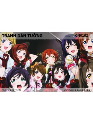 Tranh dán tường CARTOON CN0102 Tranh dán tường CARTOON CN0102