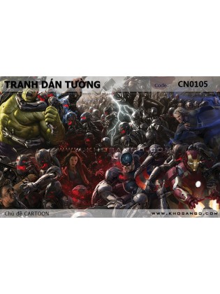 Tranh dán tường CARTOON CN0105 Tranh dán tường CARTOON CN0105
