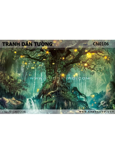 Tranh dán tường CARTOON CN0106 Tranh dán tường CARTOON CN0106
