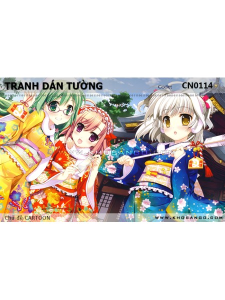 Tranh dán tường CARTOON CN0114 Tranh dán tường CARTOON CN0114