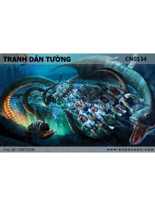 Tranh dán tường CARTOON CN0134 Tranh dán tường CARTOON CN0134