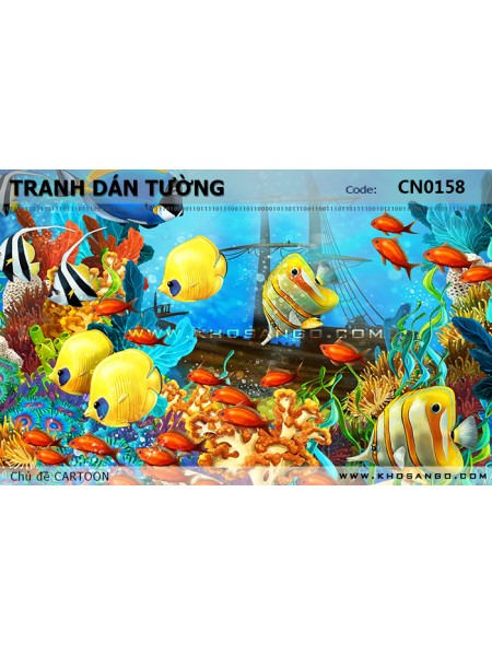 Tranh dán tường CARTOON CN0158 Tranh dán tường CARTOON CN0158