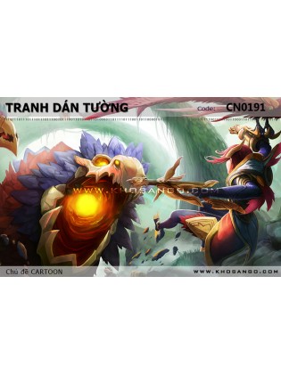 Tranh dán tường CARTOON CN0191 Tranh dán tường CARTOON CN0191