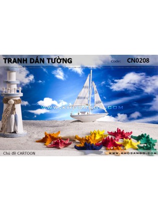 Tranh dán tường CARTOON CN0208 Tranh dán tường CARTOON CN0208