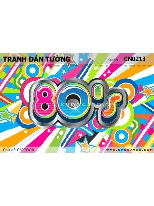 Tranh dán tường CARTOON CN0213 Tranh dán tường CARTOON CN0213