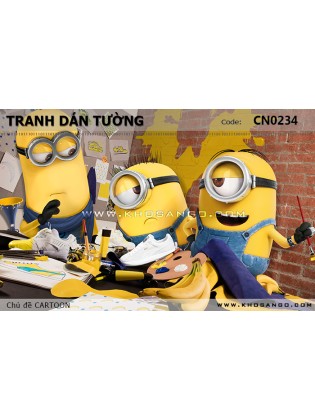 Tranh dán tường CARTOON CN0234 Tranh dán tường CARTOON CN0234