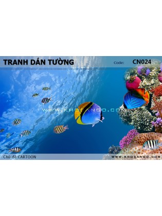 Tranh dán tường CARTOON CN024 Tranh dán tường CARTOON CN024