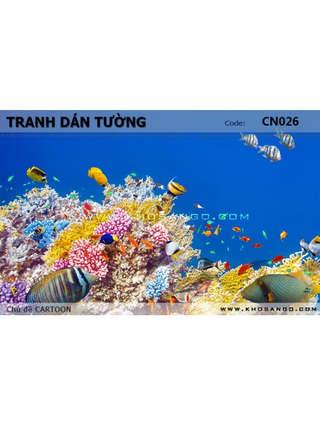 Tranh dán tường CARTOON CN026 Tranh dán tường CARTOON CN026