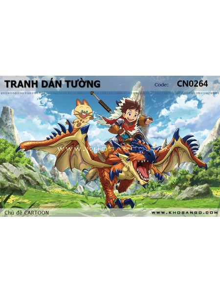 Tranh dán tường CARTOON CN0264 Tranh dán tường CARTOON CN0264