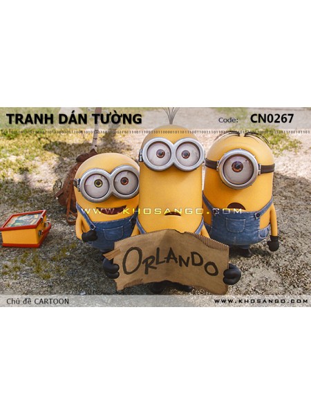 Tranh dán tường CARTOON CN0267 Tranh dán tường CARTOON CN0267