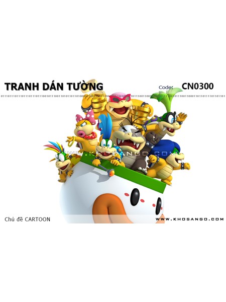 Tranh dán tường CARTOON CN0300 Tranh dán tường CARTOON CN0300