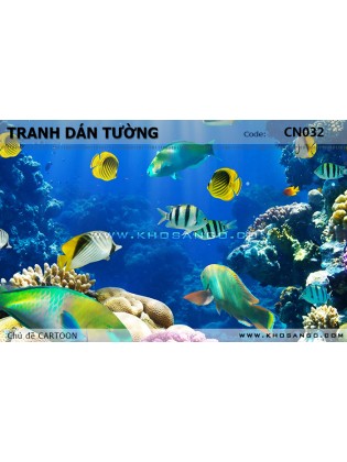 Tranh dán tường CARTOON CN032 Tranh dán tường CARTOON CN032