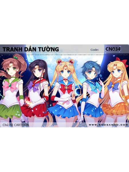 Tranh dán tường CARTOON CN034 Tranh dán tường CARTOON CN034