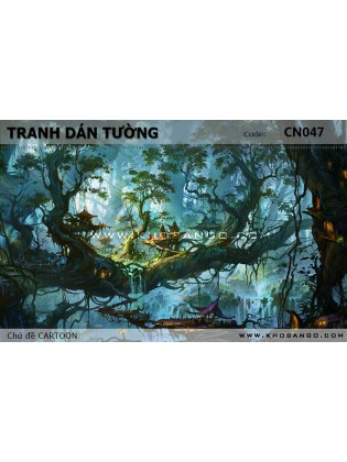 Tranh dán tường CARTOON CN047 Tranh dán tường CARTOON CN047