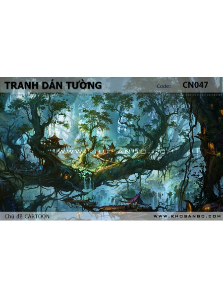 Tranh dán tường CARTOON CN047 Tranh dán tường CARTOON CN047