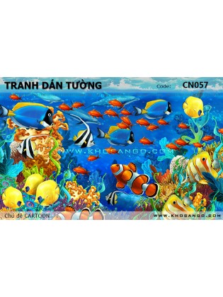 Tranh dán tường CARTOON CN057 Tranh dán tường CARTOON CN057
