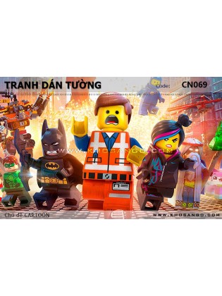 Tranh dán tường CARTOON CN069 Tranh dán tường CARTOON CN069