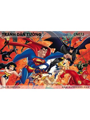 Tranh dán tường CARTOON CN072 Tranh dán tường CARTOON CN072