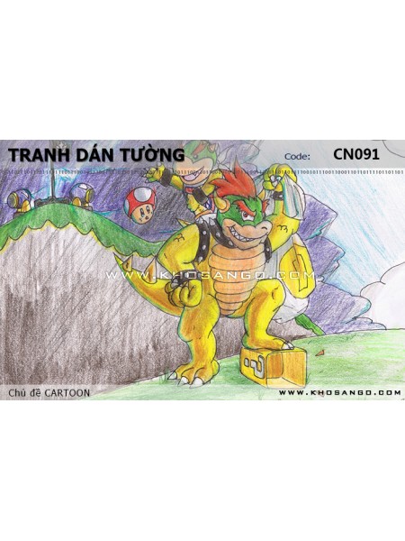 Tranh dán tường CARTOON CN091 Tranh dán tường CARTOON CN091