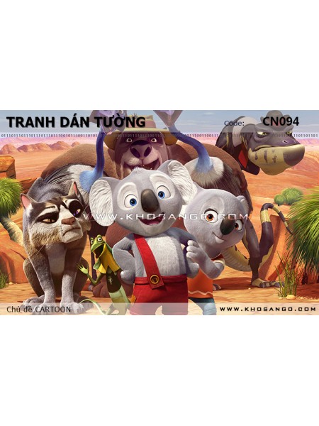Tranh dán tường CARTOON CN094 Tranh dán tường CARTOON CN094