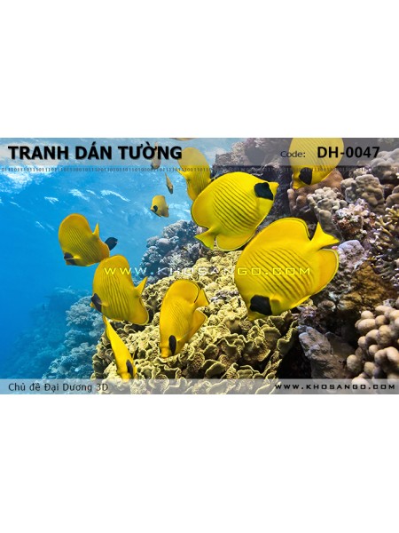 Tranh dán tường Đại Dương 3D DH-0047 Tranh dán tường Đại Dương 3D DH-0047