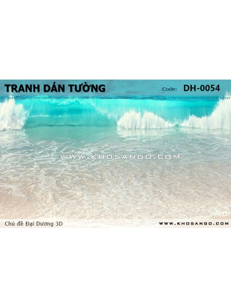 Tranh dán tường Đại Dương 3D DH-0054 Tranh dán tường Đại Dương 3D DH-0054