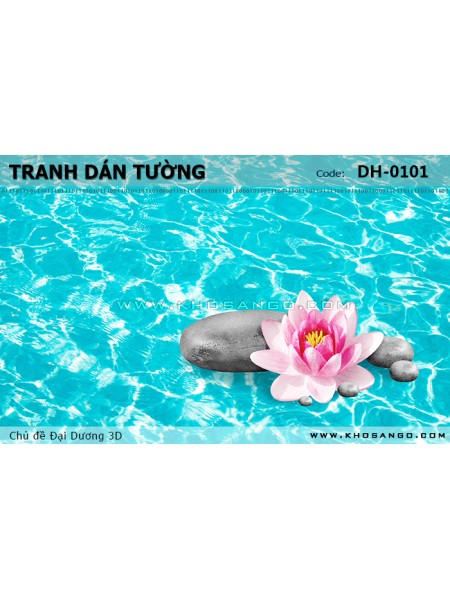 Tranh dán tường Đại Dương 3D DH-0101 Tranh dán tường Đại Dương 3D DH-0101