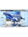 Tranh dán tường Đại Dương 3D KT-019