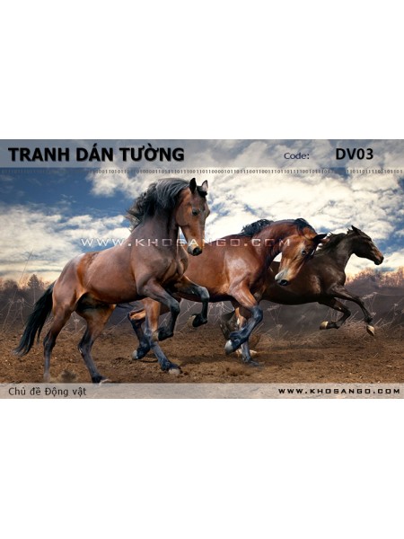 Tranh dán tường Động vật DV03 Tranh dán tường Động vật DV03