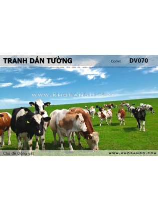 Tranh dán tường Động vật DV070