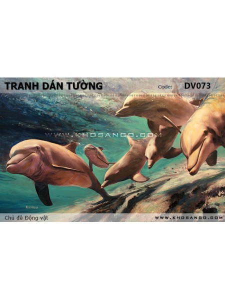 Tranh dán tường Động vật DV073 Tranh dán tường Động vật DV073