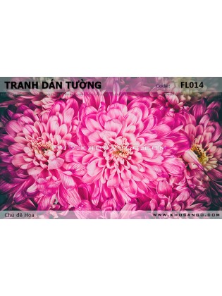 Tranh dán tường Hoa FL014 Tranh dán tường Hoa FL014